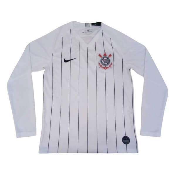 Camiseta Corinthians Paulista Replica Primera Ropa ML 2019/20 Blanco